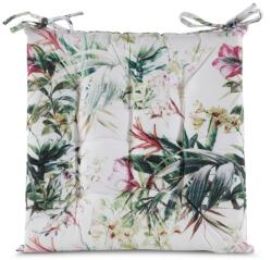 Eurofirany Garden31 kerti székpárna vízálló anyagból Fehér 40x40x5 cm