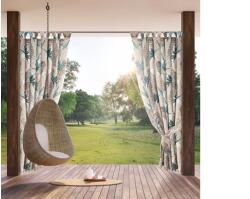 EUROFIRANY Garden8 vízálló kerti függöny elkötővel Bézs 155x240 cm