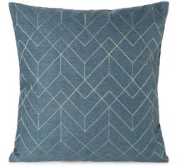 Eurofirany Mila párnahuzat lenvászon szerű anyagból Kék 45x45 cm