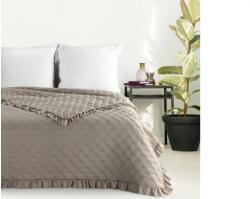 EUROFIRANY Vanesa mikroszálas ágytakaró Sötét bézs 220 x 240 cm