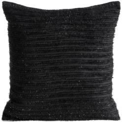 Eurofirany Reina hohér díszes párnahuzat sifon anyagból Fekete 45x45 cm