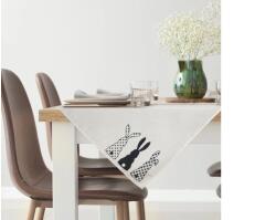 EUROFIRANY Wiosna húsvéti asztalterítő Fehér 85x85 cm