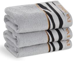 Eurofirany Eva22 minőségi pamut törölköző Ezüst 30x50 cm - 500 cm