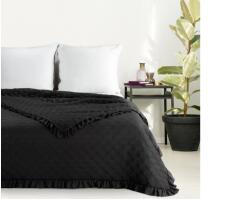 EUROFIRANY Vanesa mikroszálas ágytakaró Fekete 200 x 220 cm
