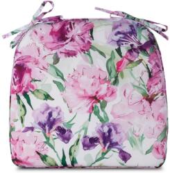 Eurofirany Garden34 kerti székpárna vízálló anyagból Rózsaszín 40x38x4 cm