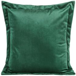 Eurofirany Ria bársony párnahuzat Sötétzöld 45x45 cm