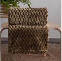 EUROFIRANY Cindy6 puha plüss takaró Sötétbarna 200x220 cm