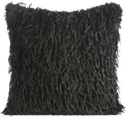 Eurofirany Adore szőrme hatású párnahuzat Fekete 45x45 cm