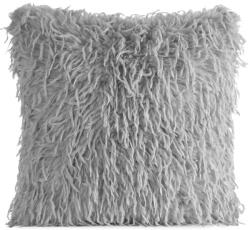 Eurofirany Adore szőrme hatású párnahuzat Ezüst 45x45 cm
