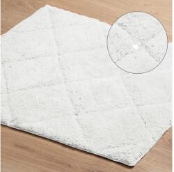 EUROFIRANY Chic2 pamut fürdőszobaszőnyeg kristályokkal Fehér 50x70 cm