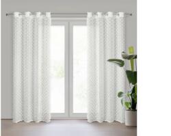 EUROFIRANY Aurelia Eva Minge függöny Krémszín 135x250 cm