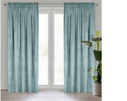 EUROFIRANY Rosa bársony sötétítő függöny Zsálya 140x270 cm