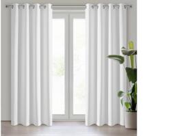 EUROFIRANY Logan fehér sötétítő függöny 140x270 cm