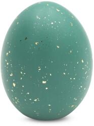 EUROFIRANY Húsvéti dekoráció fényes szemcsékkel Zöld 7x7x10 cm