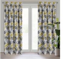 EUROFIRANY Elina mintás dekor függöny Fehér 140x270 cm