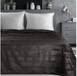 EUROFIRANY Nina puha plüss pléd Acélszürke 200x220 cm