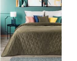 EUROFIRANY Luiz3 bársony ágytakaró Barna 200x220 cm