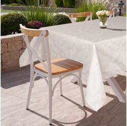 EUROFIRANY Garden11 pálmalevél mintás kültéri asztalterítő Bézs 140x220 cm