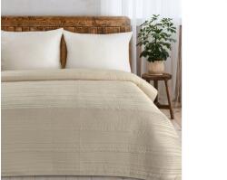 EUROFIRANY Tara elegáns steppelt ágytakaró Bézs 170x210 cm