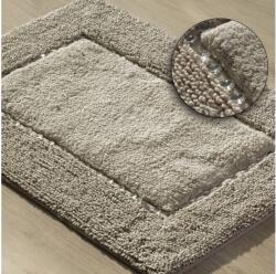 EUROFIRANY Chic pamut fürdőszobaszőnyeg kristályokkal Bézs 60x90 cm