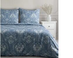 Eurofirany Reina46 pamut-szatén ágyneműhuzat Kék 160x200 cm - 70x80 cm 2db