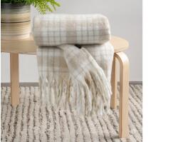 EUROFIRANY Moher hatású puha takaró Bézs 130x170 cm