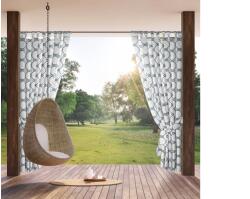 EUROFIRANY Garden16 vízálló kerti függöny elkötővel Fehér 155x220 cm