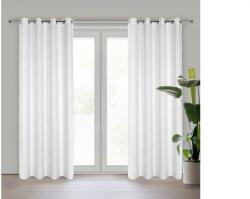 EUROFIRANY Aleta zsenília sötétítő függöny Fehér 135x250 cm