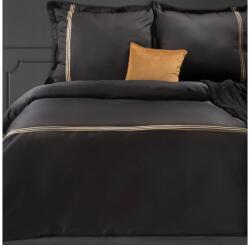 Eurofirany Haft4 hímzett pamut-szatén ágyneműhuzat Fekete 160x200 cm - 70x80 cm 2db