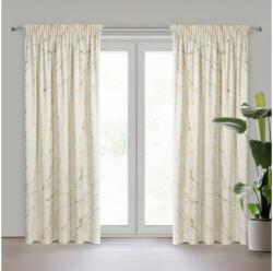 EUROFIRANY Molly bársony sötétítő függöny Krémszín 140x270 cm