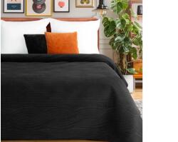 EUROFIRANY Velvet2 bársony ágytakaró Fekete 170 x 210 cm