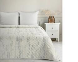 EUROFIRANY Blink3 bársony ágytakaró fényes mintával Fehér 220x240 cm