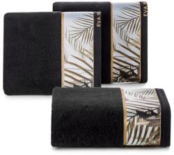 Eurofirany Eva17 minőségi pamut törölköző Fekete 50x90 cm