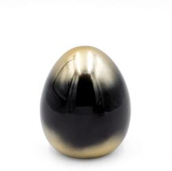 EUROFIRANY Fekete-arany húsvéti dekoráció Fekete 9x9x11 cm