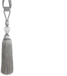 EUROFIRANY Vilia egy bojtos függönyelkötő Ezüst