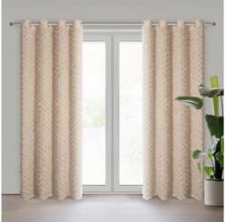 EUROFIRANY Aurelia Eva Minge függöny Bézs 135x250 cm