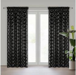 EUROFIRANY Mili sötétítő függöny Fekete 140x270 cm