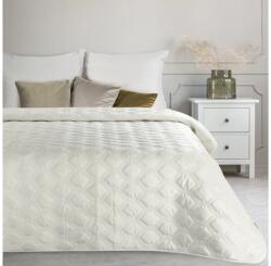 EUROFIRANY Sofia5 bársony ágytakaró Krémszín 200x220 cm