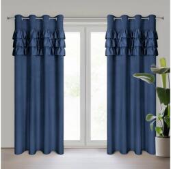 EUROFIRANY Sami fodros dekor függöny Gránátkék 140x250 cm