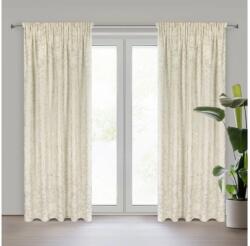 EUROFIRANY Felis bársony sötétítő függöny Krémszín 140x270 cm