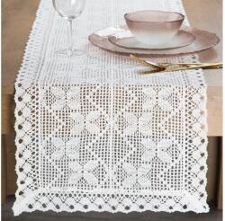 EUROFIRANY Martha asztalterítő Fehér 40x180 cm