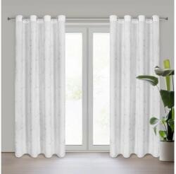 EUROFIRANY Emili mintás dekor függöny Fehér 140x250 cm