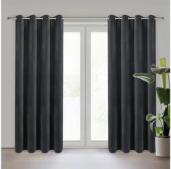 EUROFIRANY Nita sötétítő függöny Fekete 140x250 cm