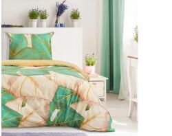 Eurofirany Nelly1 pamut-szatén ágyneműhuzat Bézs 140x200 cm - 70x90 cm 1db