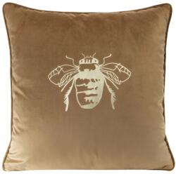 Eurofirany Blink14 bársony párnahuzat Sötét bézs 45x45 cm