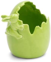 EUROFIRANY Élénk zöld húsvéti dekoráció Zöld 15x12x14 cm