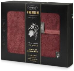 Eurofirany Venus 3Db-os pamut törölköző szett Téglavörös