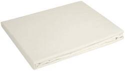 EUROFIRANY Dina pamut-szatén lepedő Krémszín 220x200 cm + 40 cm