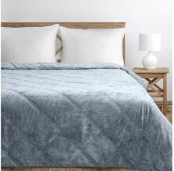 EUROFIRANY Velvet1 bársony ágytakaró Ezüst 170 x 210 cm