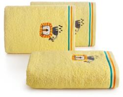 Eurofirany Baby69 oroszlános gyerek törölköző Sárga 50x90 cm